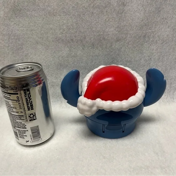 Lilo & STITCH Christmas MOCHI Cup Holder Tokyo Disneyland TDR Blue Santa - Picture 7 of 7